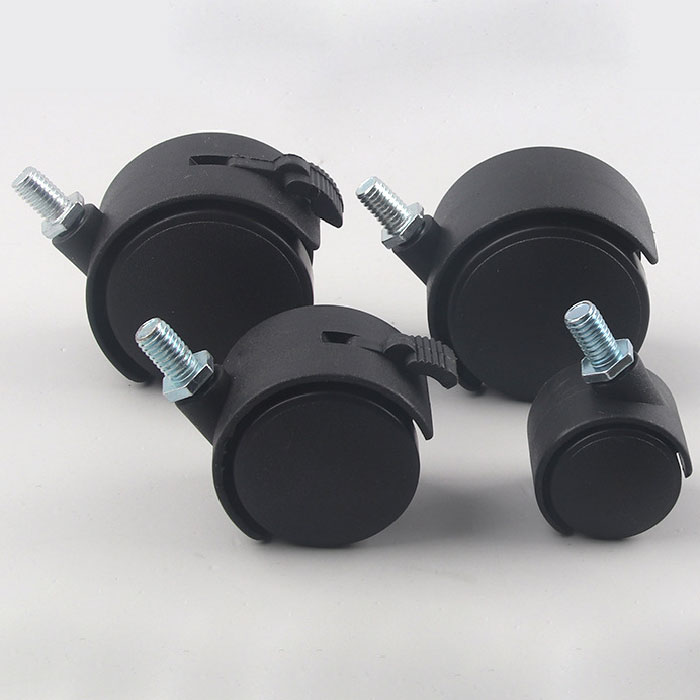 BÁNH XE NHỰA TY REN M6, M8, M10