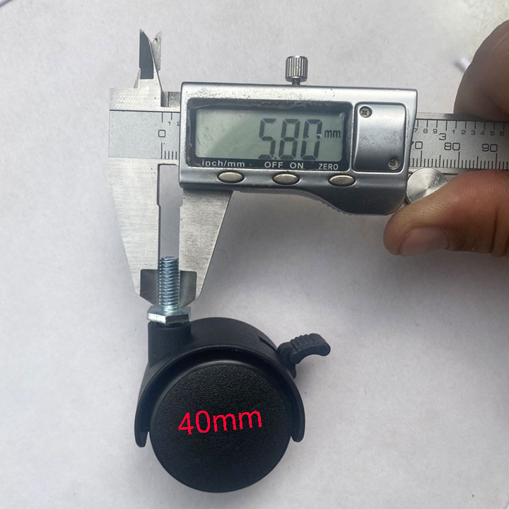 BÁNH XE NHỰA TY REN M6, M8, M10