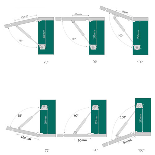 TAY NÂNG TỦ BẾP