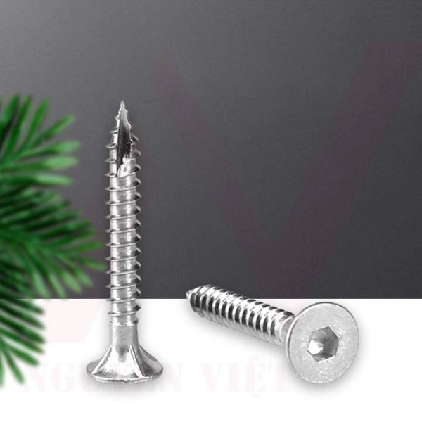 VÍT GỖ ĐẦU LỤC GIÁC CHÌM ĐẦU BẰNG