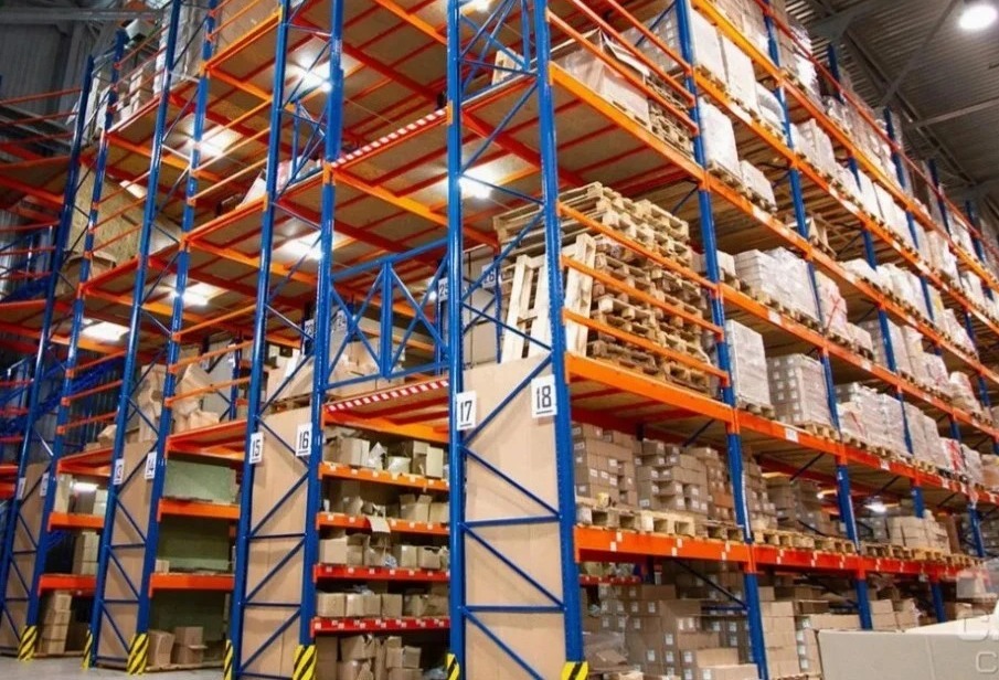 Kệ sàn 4 tầng hàng kết hợp kệ Selective 500kg/m2