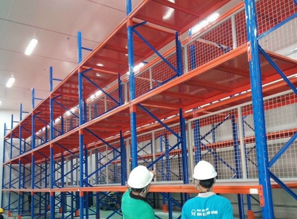Kệ Selective 4 tầng – Tải trọng 2 tấn/pallet | Kệ kho hàng