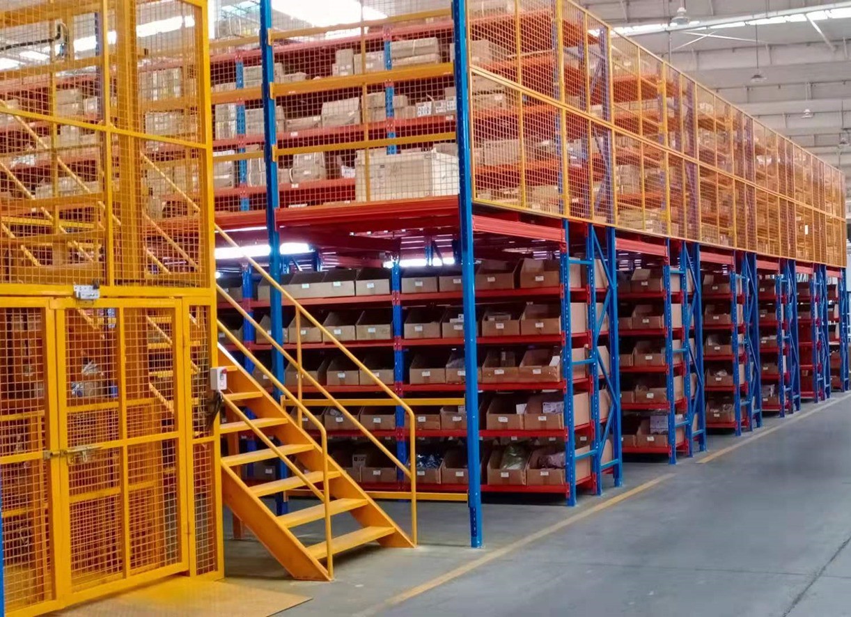 Kệ sàn tích hợp đa tầng tich hợp kệ trung tải tải trọng nhẹ 300-500 kg/m2