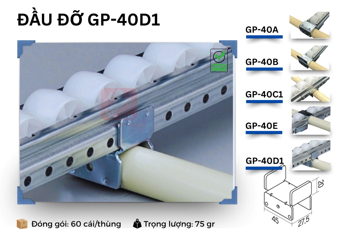 Đầu đỡ thanh truyền ASADO GP-40D1