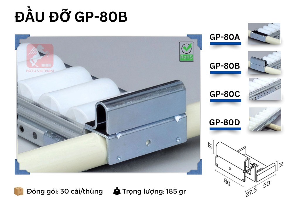 Đầu đỡ thanh truyền ASADO GP-80B