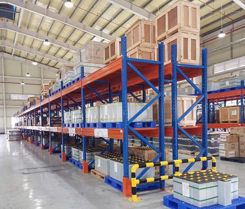Giá kệ để hàng Selective 3 tầng – Tải trọng 5 tấn/tầng | Kệ chứa hàng
