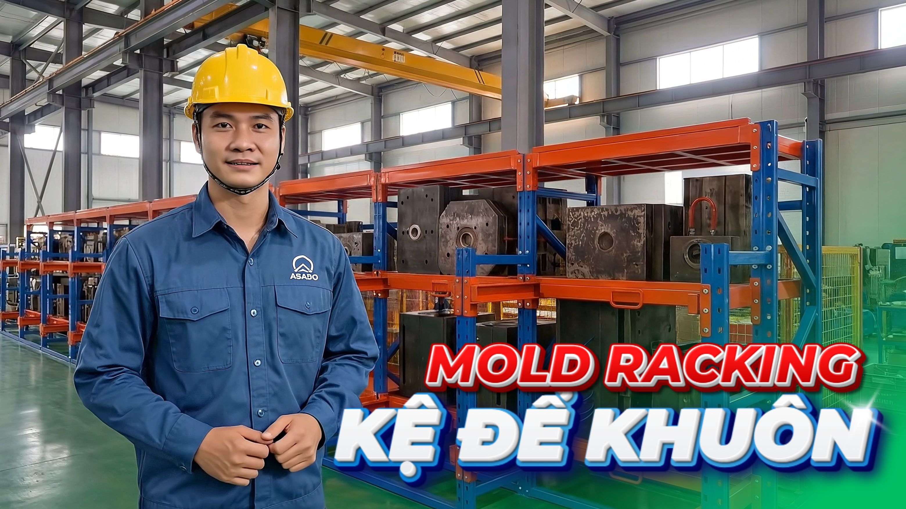 Kệ để khuôn - Mold Racking | Giải pháp lưu trữ khuôn mẫu phụ tùng