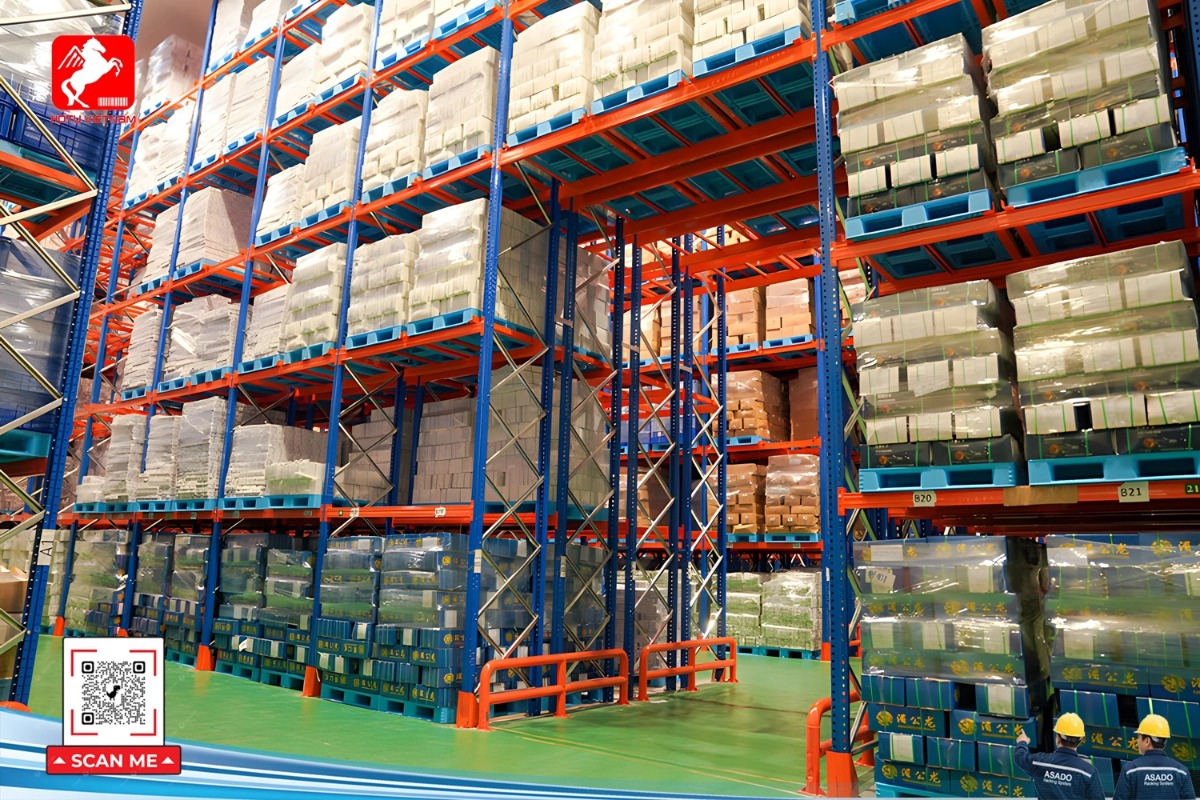 Kệ kho hàng tải trọng nặng đến 5000 kg - Chất lượng ISO 9001-2015