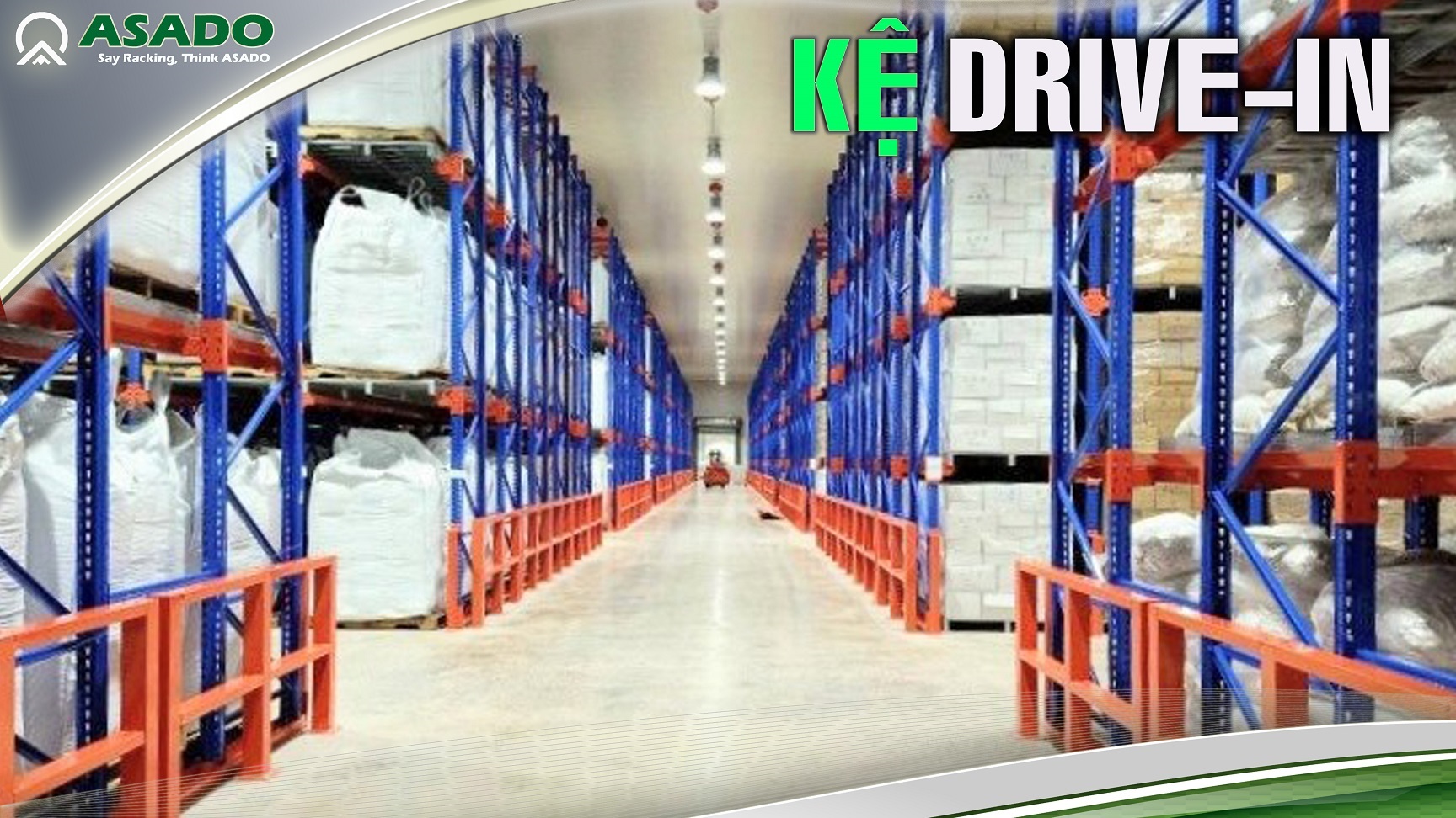 Kệ chứa hàng Drive-in