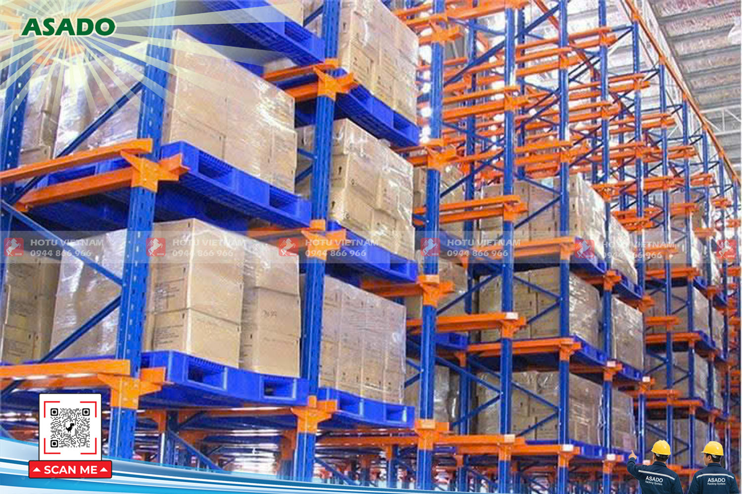 Kệ kho hàng tại Hà Nam - Giá cạnh tranh ! Liên hệ 0944866966