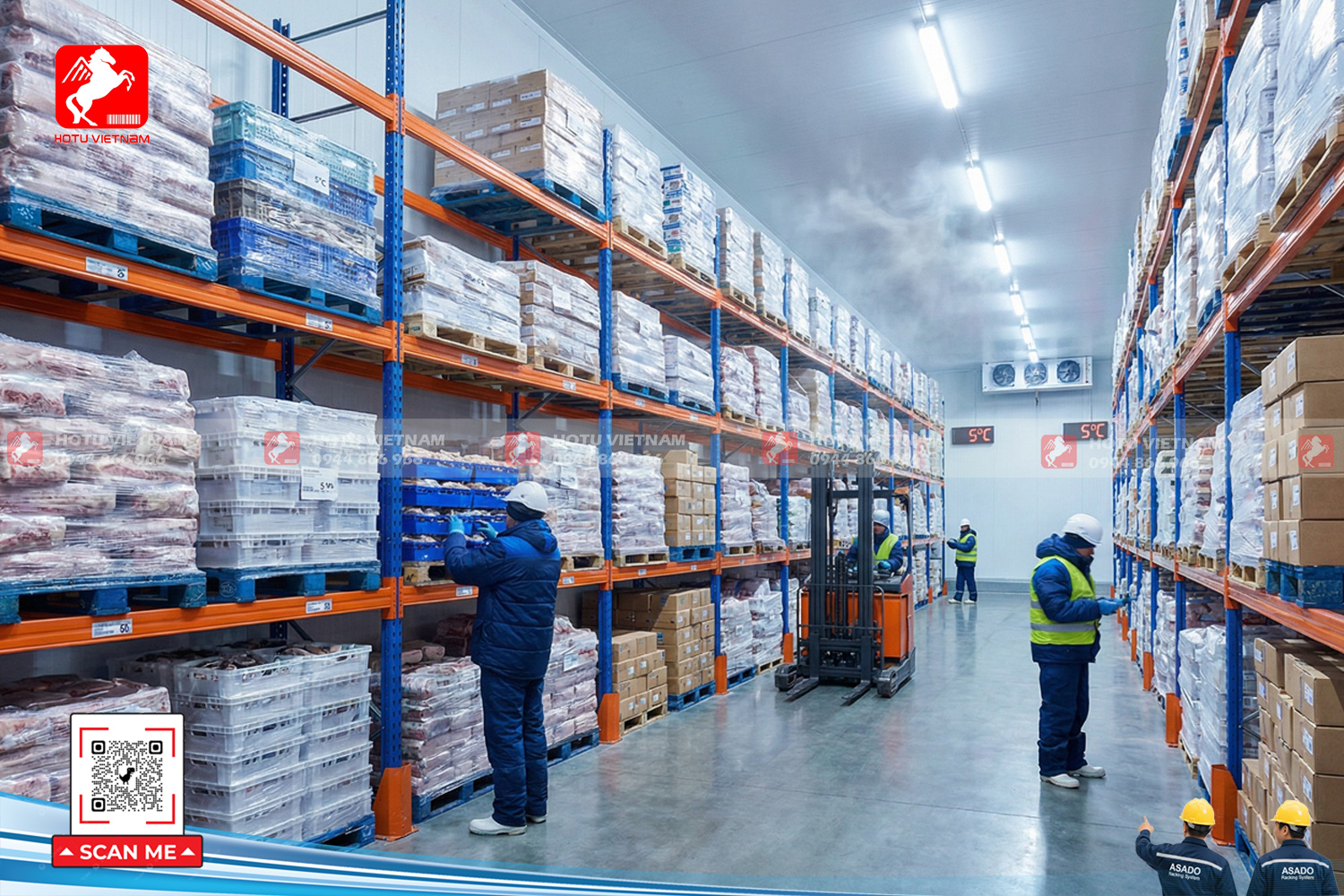 KỆ KHO HÀNG Thực phẩm - Giá trực tiếp Nhà máy | Bảo hành 5 Năm