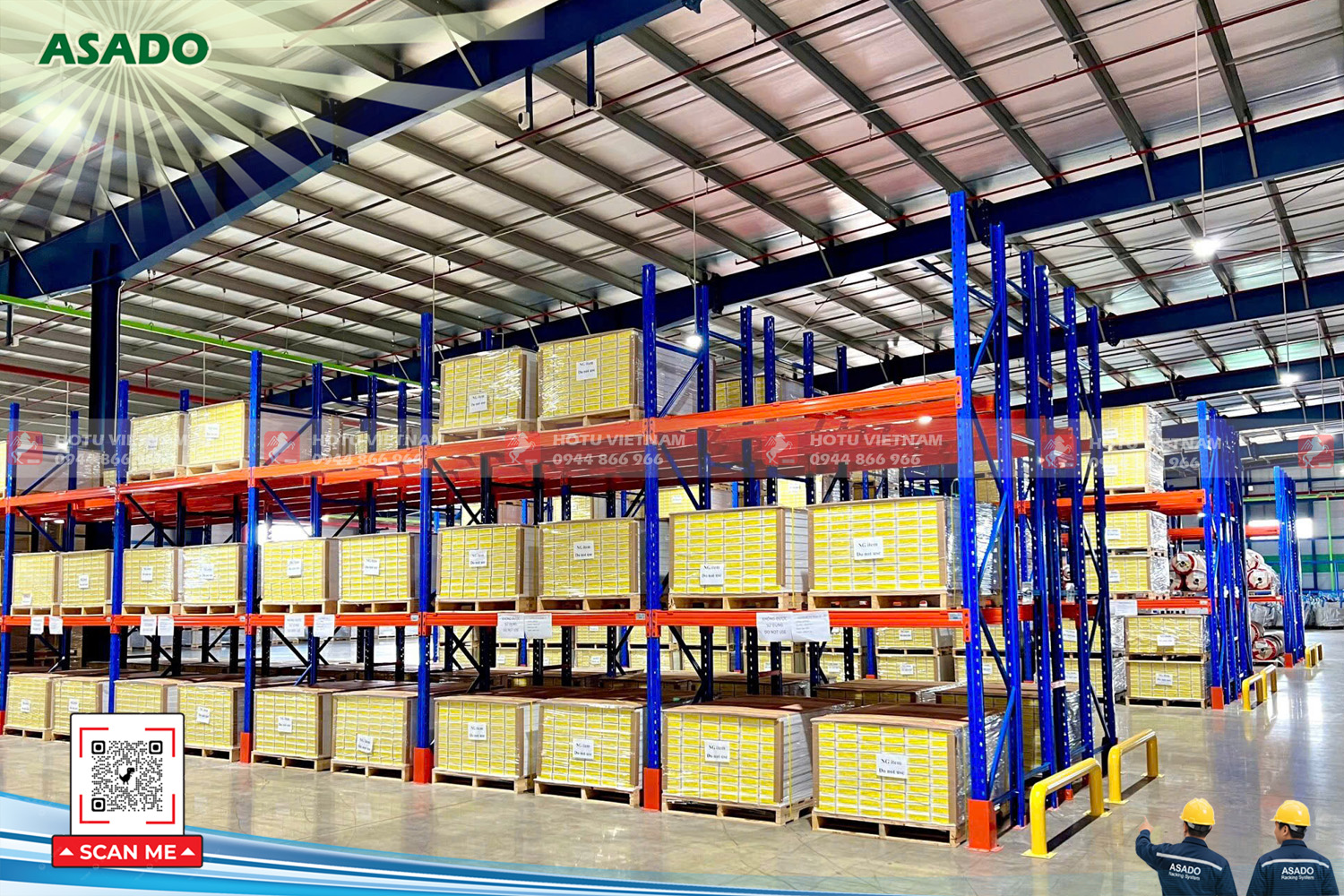 Kệ chứa hàng - 2 tầng tải trọng 500-5000 kg/tầng