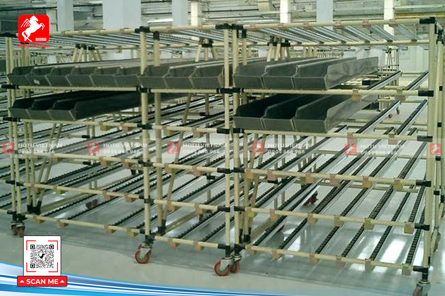 Kệ Khớp nối HJ và Ống thép bọc nhựa ABS ARS-113