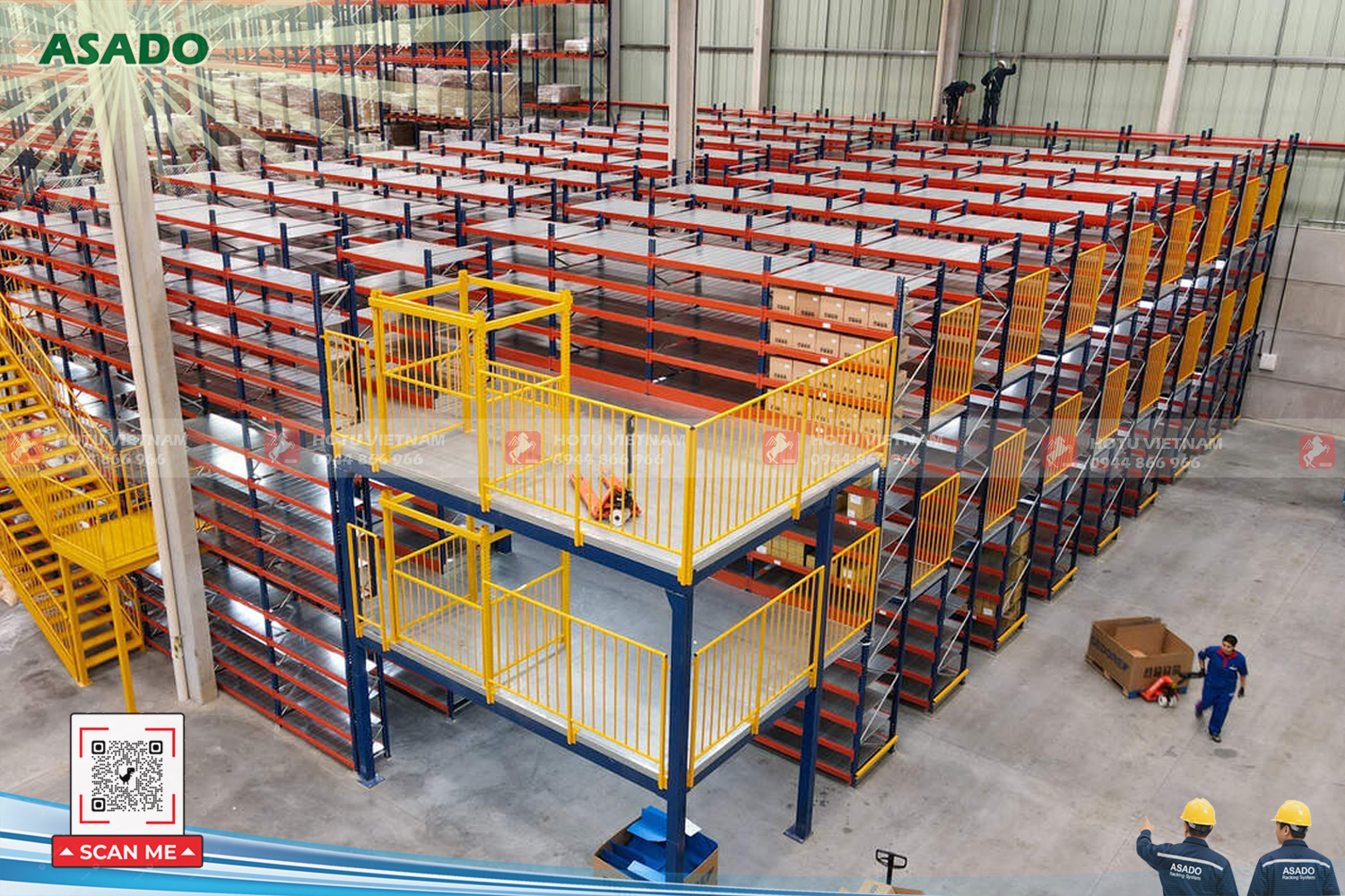 Kệ chứa hàng tải trọng nặng | Bảo hành 5 Năm