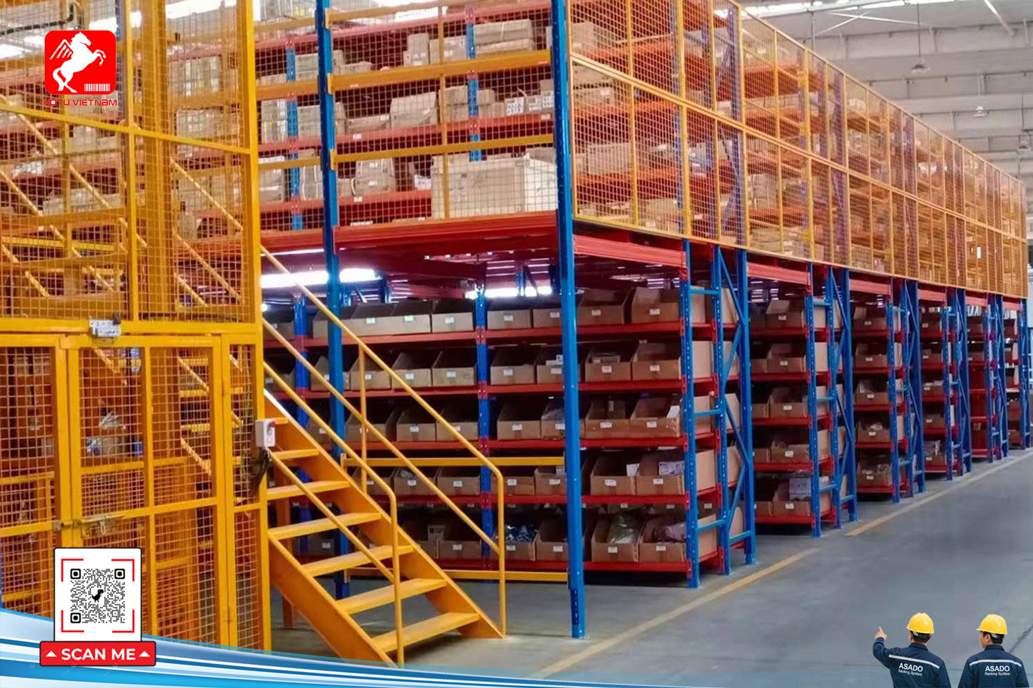 Kệ kho hàng tại Thái Nguyên - Giá cạnh tranh ! Lắp đặt 24/7