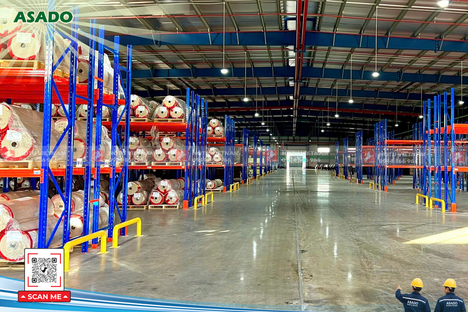 Lắp đặt Kệ chứa Pallet tại Thái Bình | Bảo hành 5 Năm | Giá tốt !