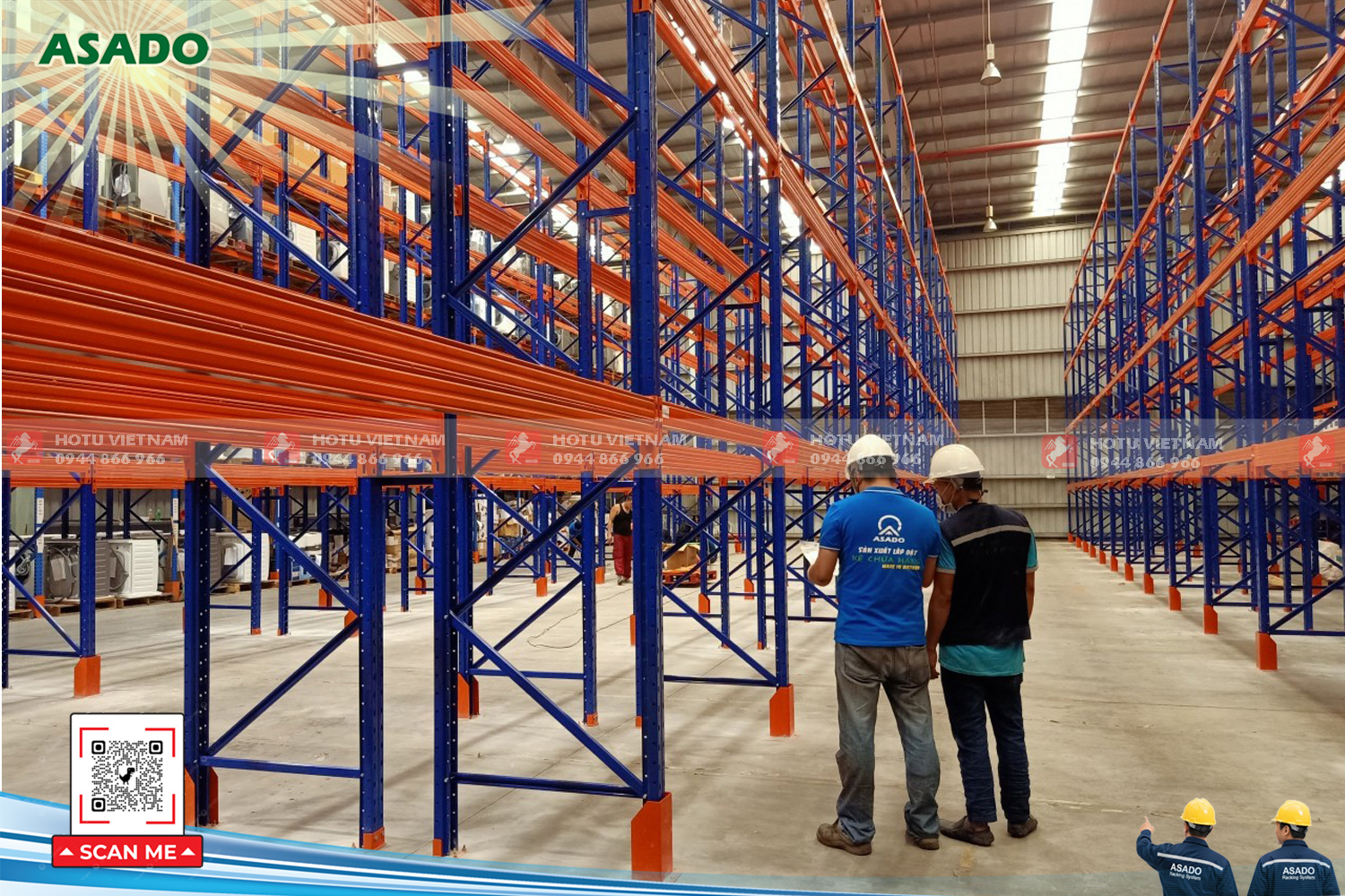 Kệ chứa hàng tải trọng nặng | Bảo hành 5 Năm