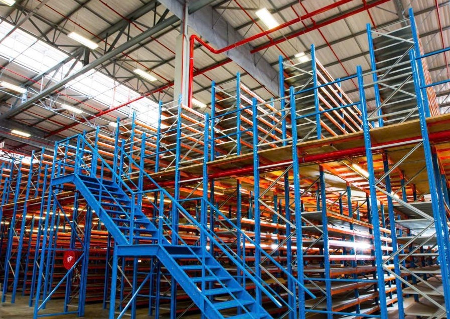 Kệ sàn tích hợp đa tầng tich hợp kệ trung tải 500kg/m2