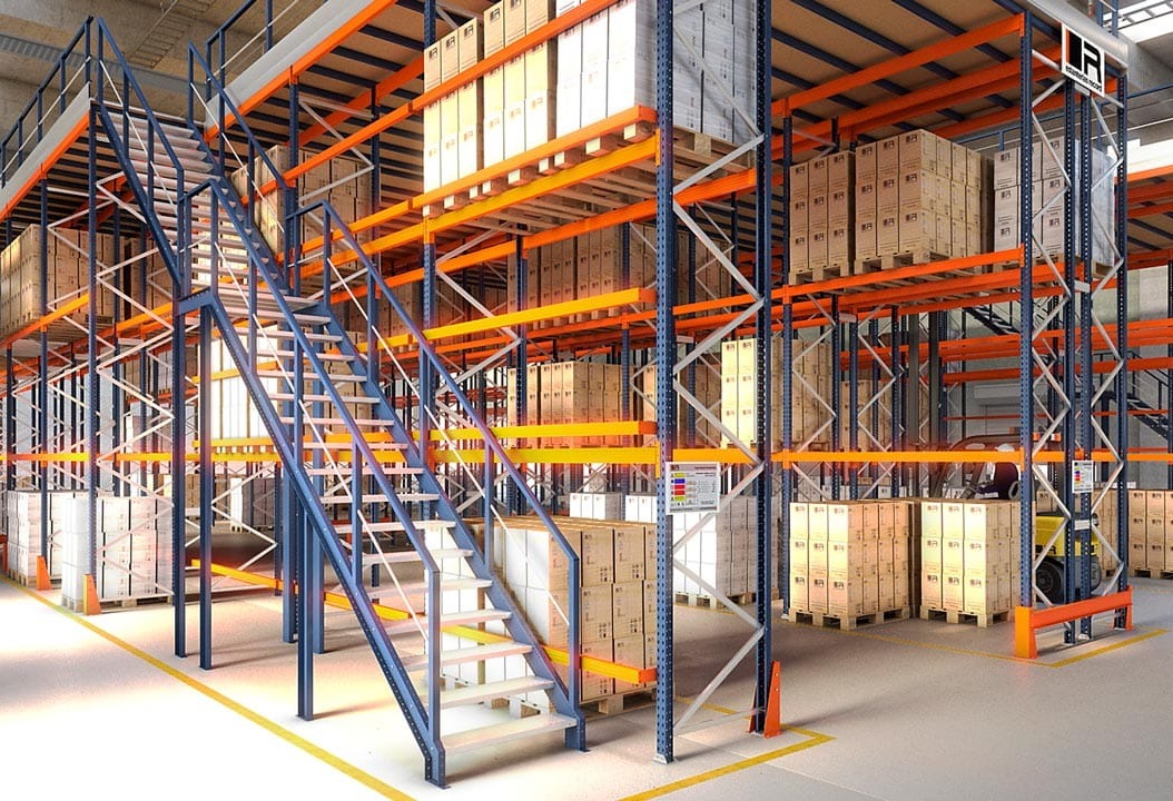 Kệ sàn kết hợp kệ Selective 400kg/m2