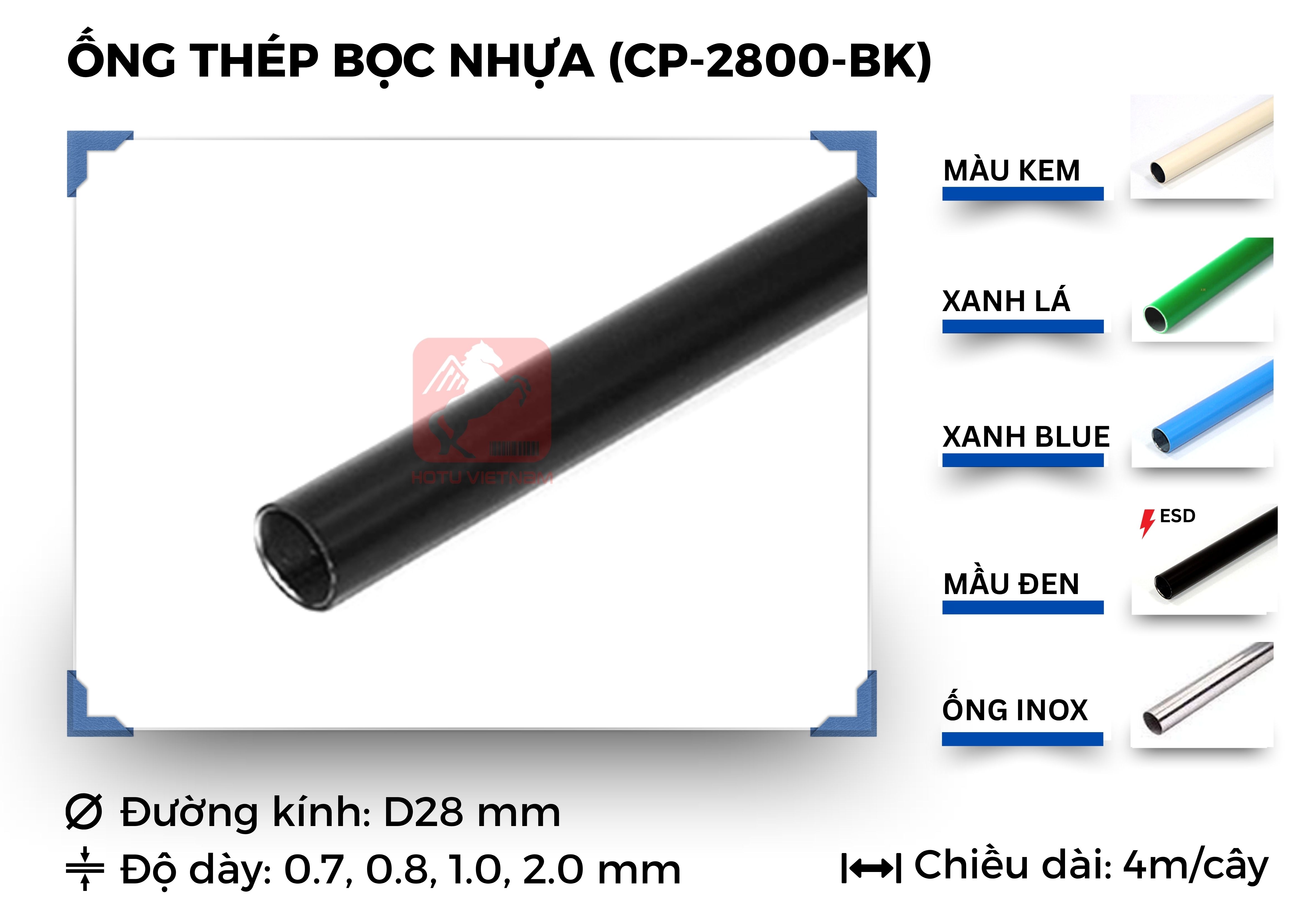 Ống chống tĩnh điện ABS