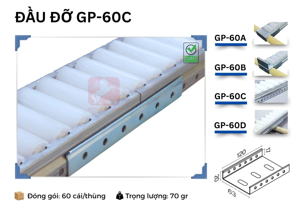 Đầu đỡ thanh truyền ASADO GP-60C