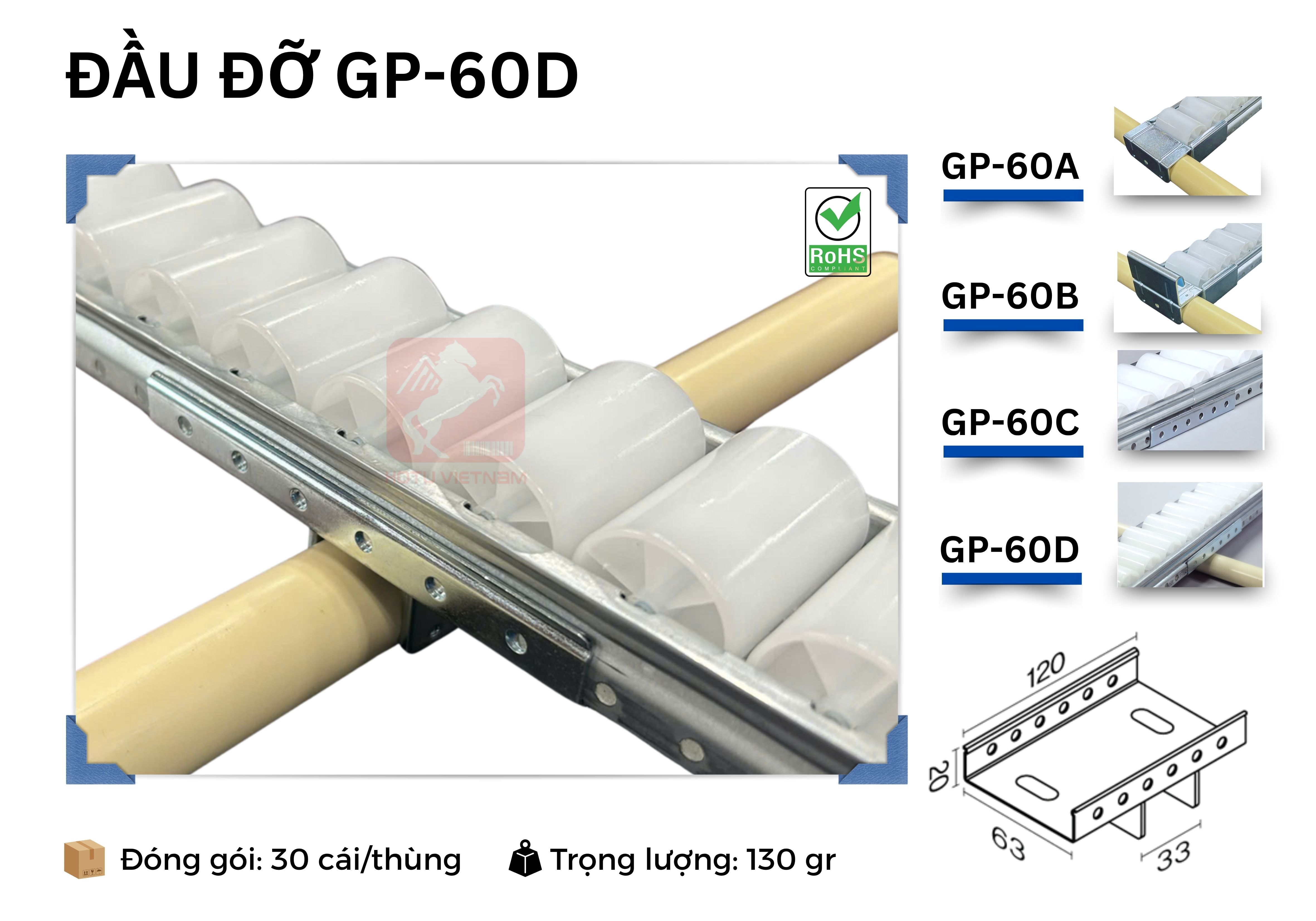 Đầu đỡ thanh truyền ASADO GP-60E