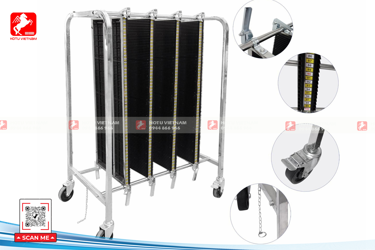 Xe chứa PCB - PCB Trolley/Cart PCBT-165