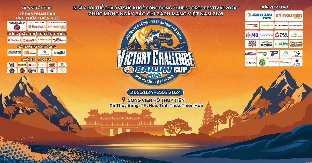 Victory Challenge - Sailun Cup 2024 & Ngày hội cắm trại xe 3 miền.