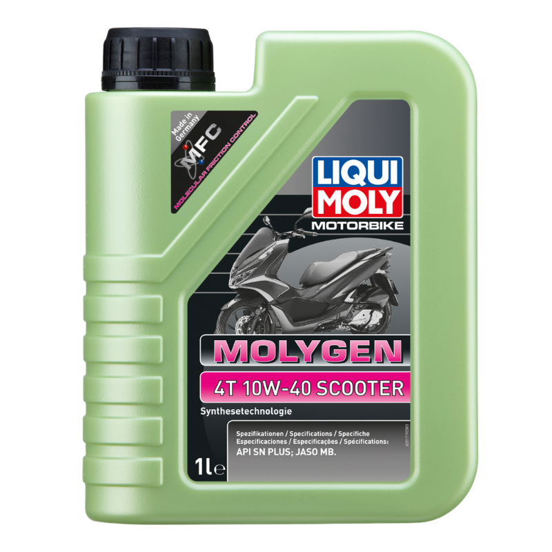 NHỚT XE MÁY (MOTORBIKE 4T 10W40  MOLYGEN SCOOTER LIQUI MOLY )  - 21719