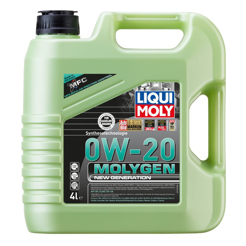 DẦU NHỚT Ô TÔ (MOLYGEN NEW GENERATION 0W20 LIQUI MOLY) 4L - 21357