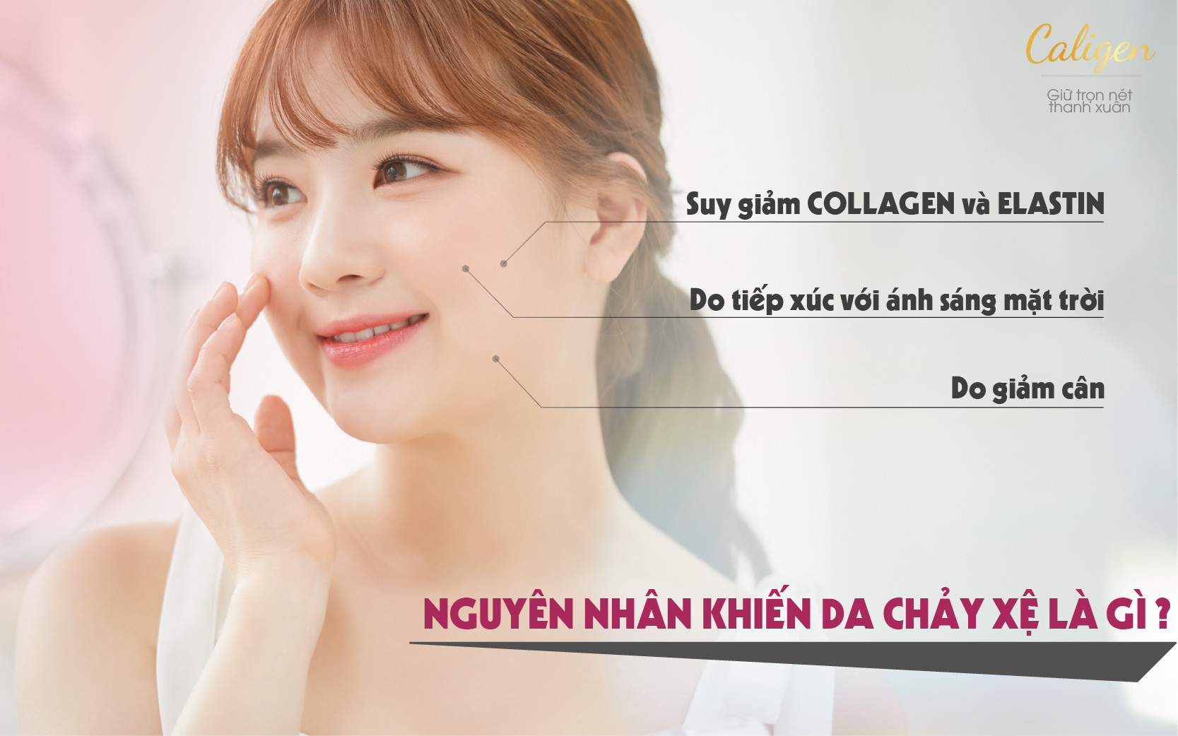 Nguyên nhân khiến da chảy xệ