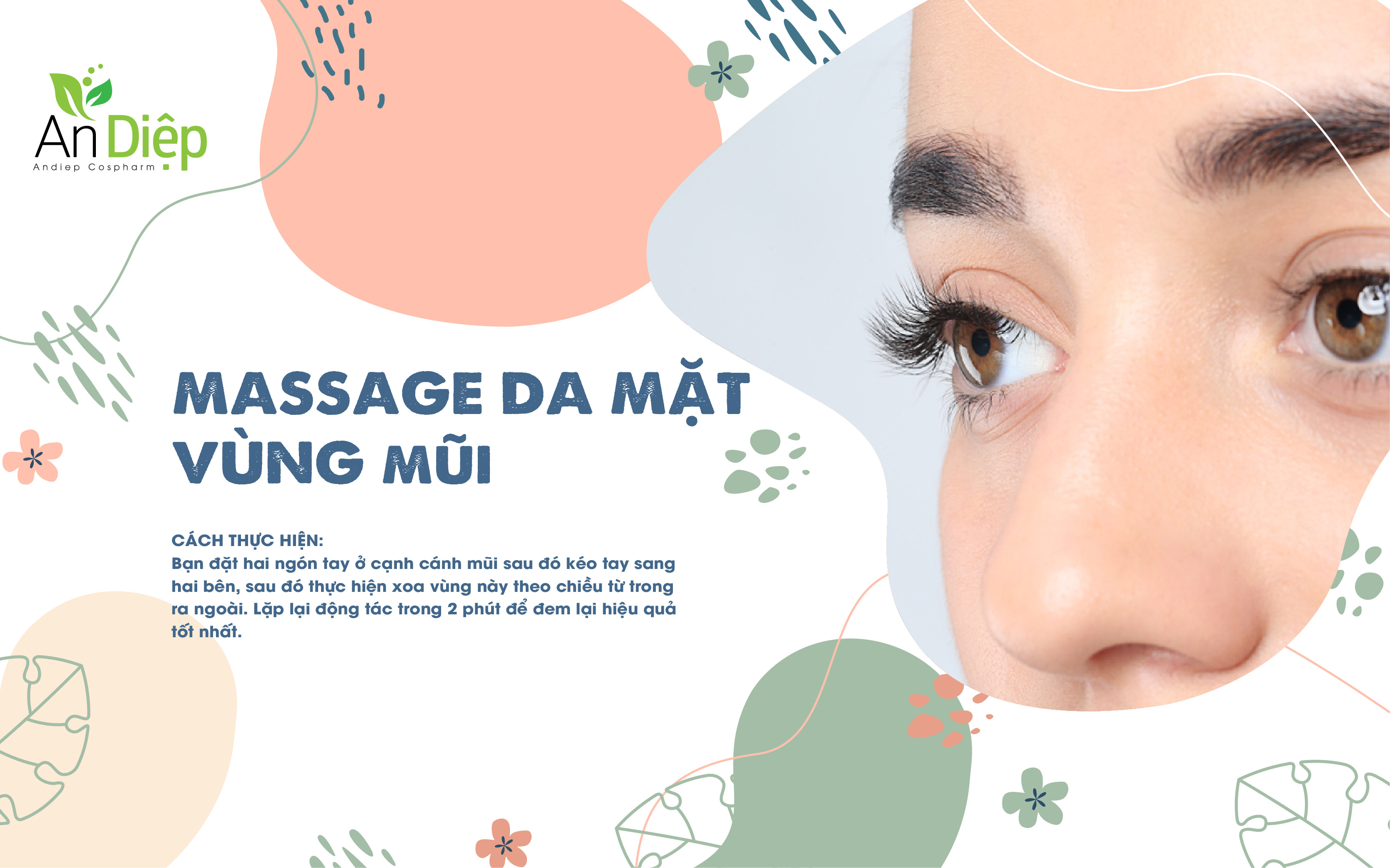 Massage da mặt vùng mũi