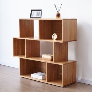 Giá sách gỗ tự nhiên thiết kế đẹp