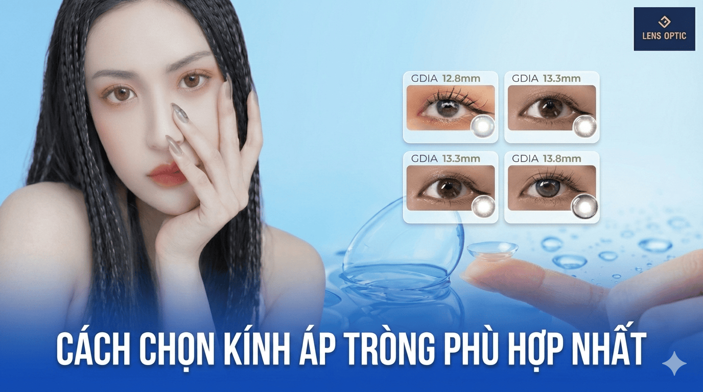 Cách chọn kính áp tròng phù hợp: Cẩm nang chuyên sâu bảo vệ đôi mắt bạn mạnh khỏe