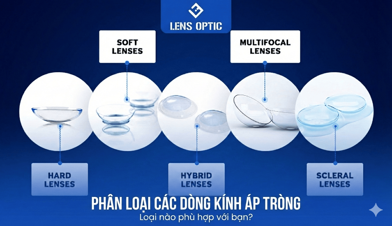 Phân Loại Các Dòng Kính Áp Tròng: Hướng Dẫn Chi Tiết Từ Chuyên Gia Nhãn Khoa