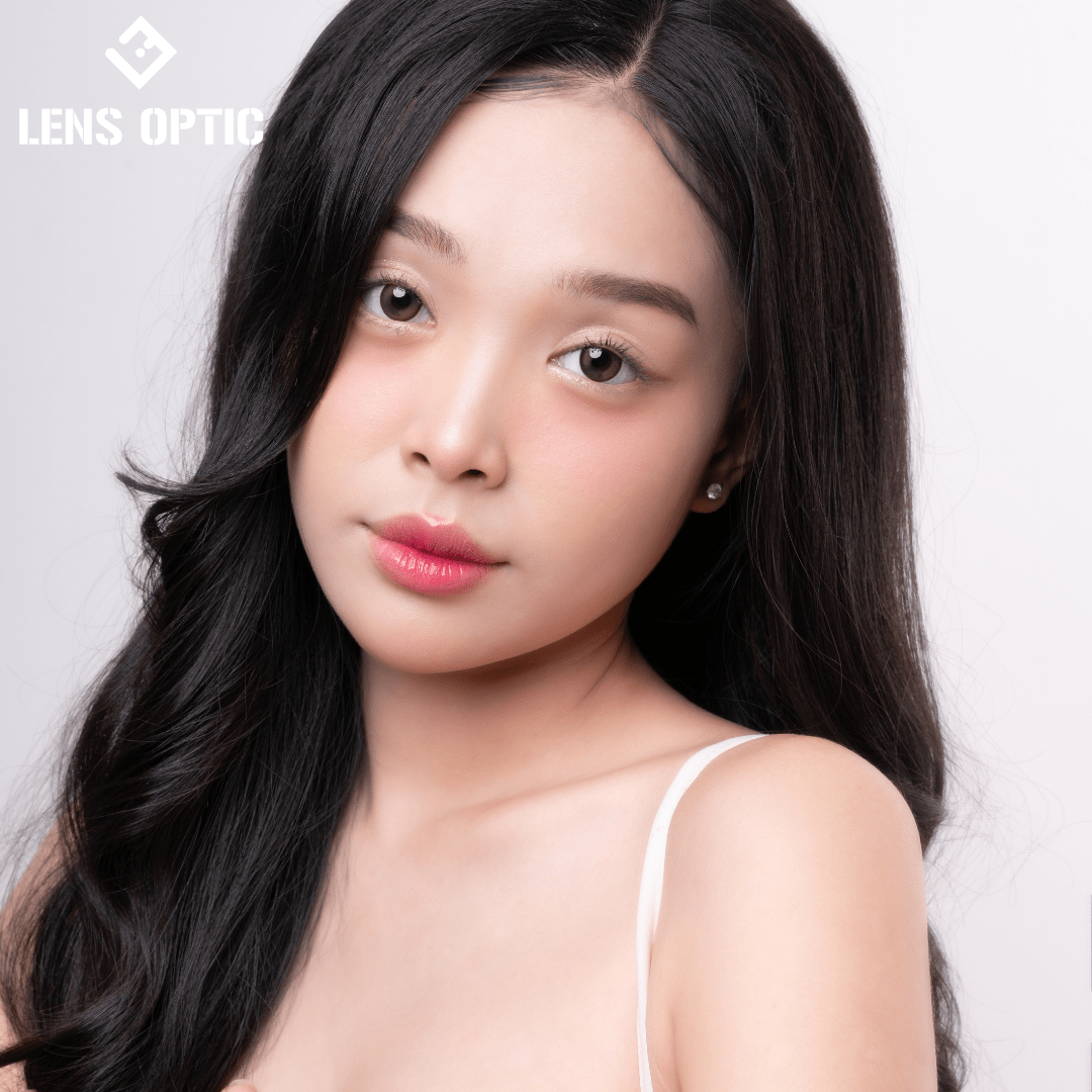 Kính áp tròng Lensgraphy 1 ngày màu Blur Magic Brown - Lens Optic