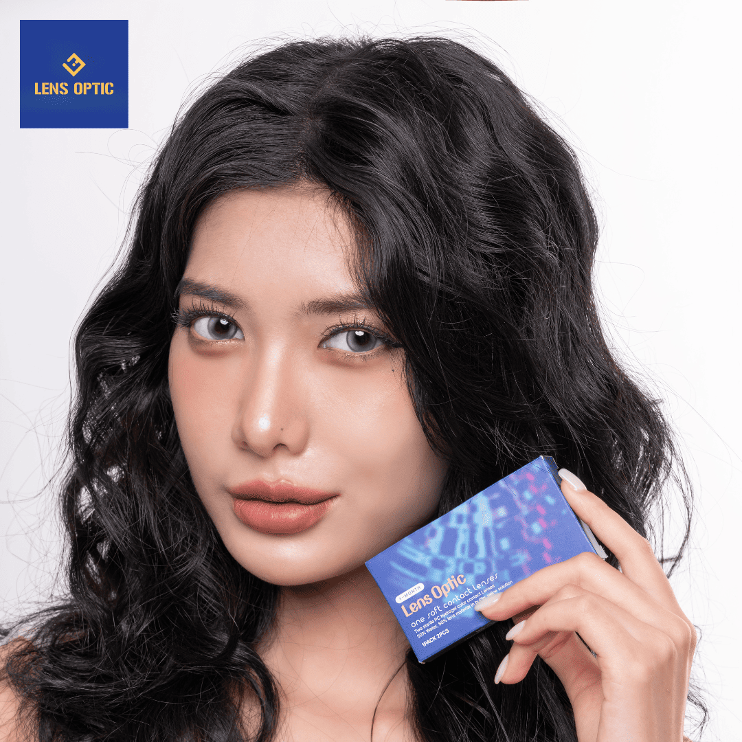 Kính áp tròng 1 tháng Lensoptic Green