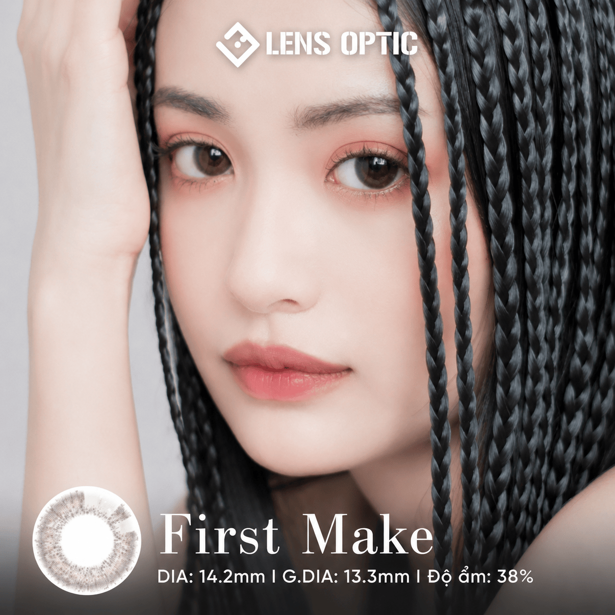 Kính áp tròng SEED 1 ngày màu First Make, lens SEED Eye coffret 1 day UV