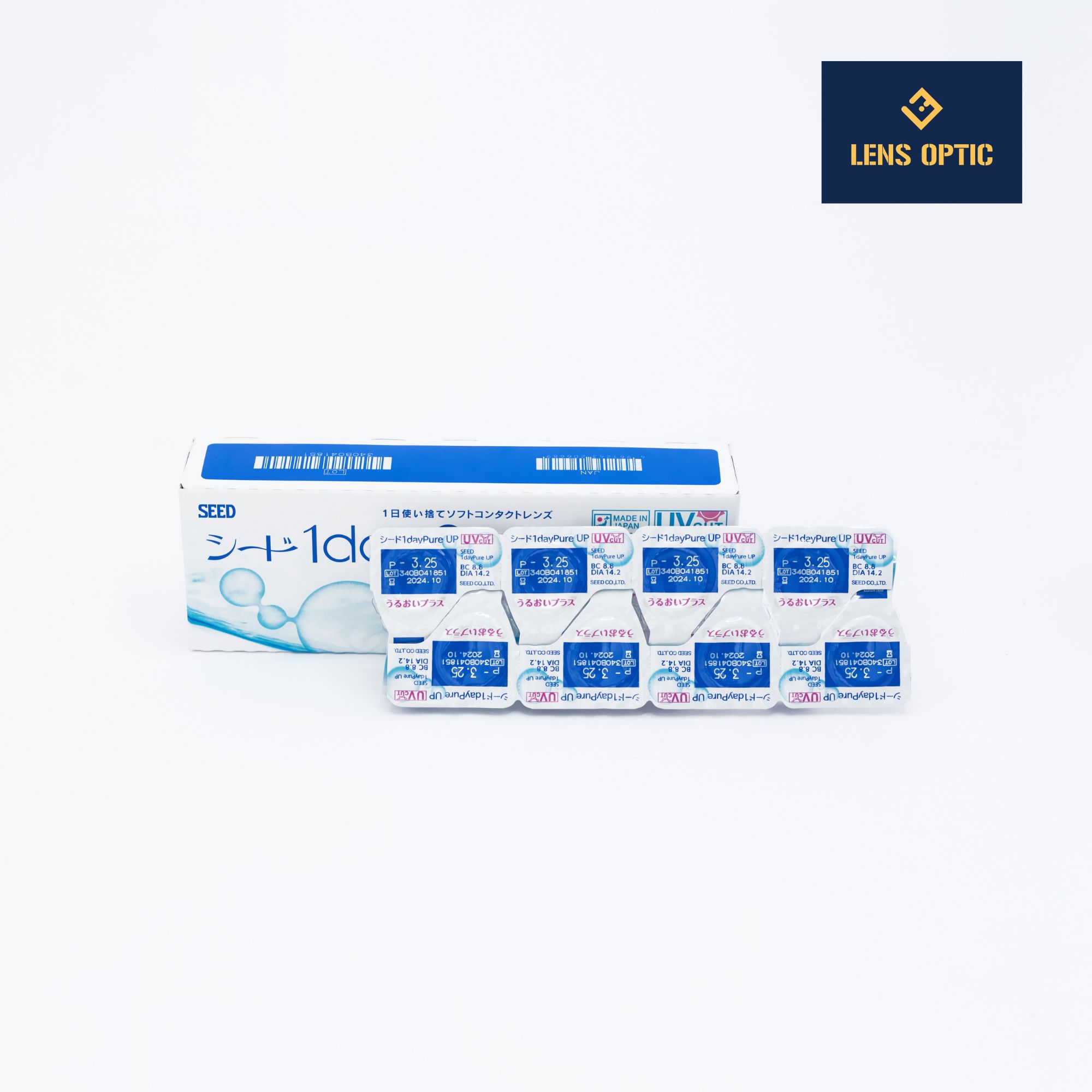 Kính áp tròng SEED 1 ngày không màu , Lens 1 ngày SEED 1day Pure