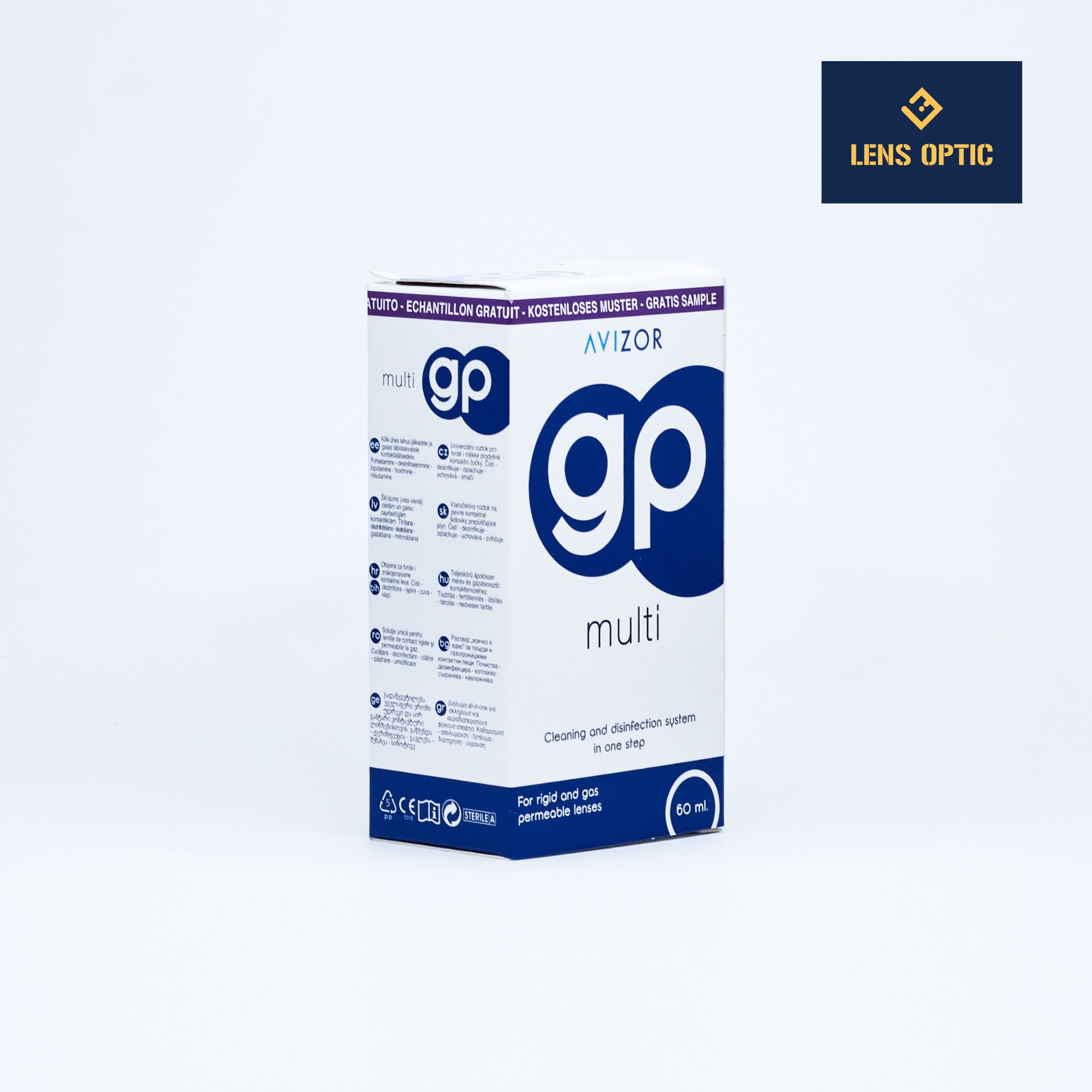 Dung dịch ngâm rửa kính Avizor GP Multi 60ml