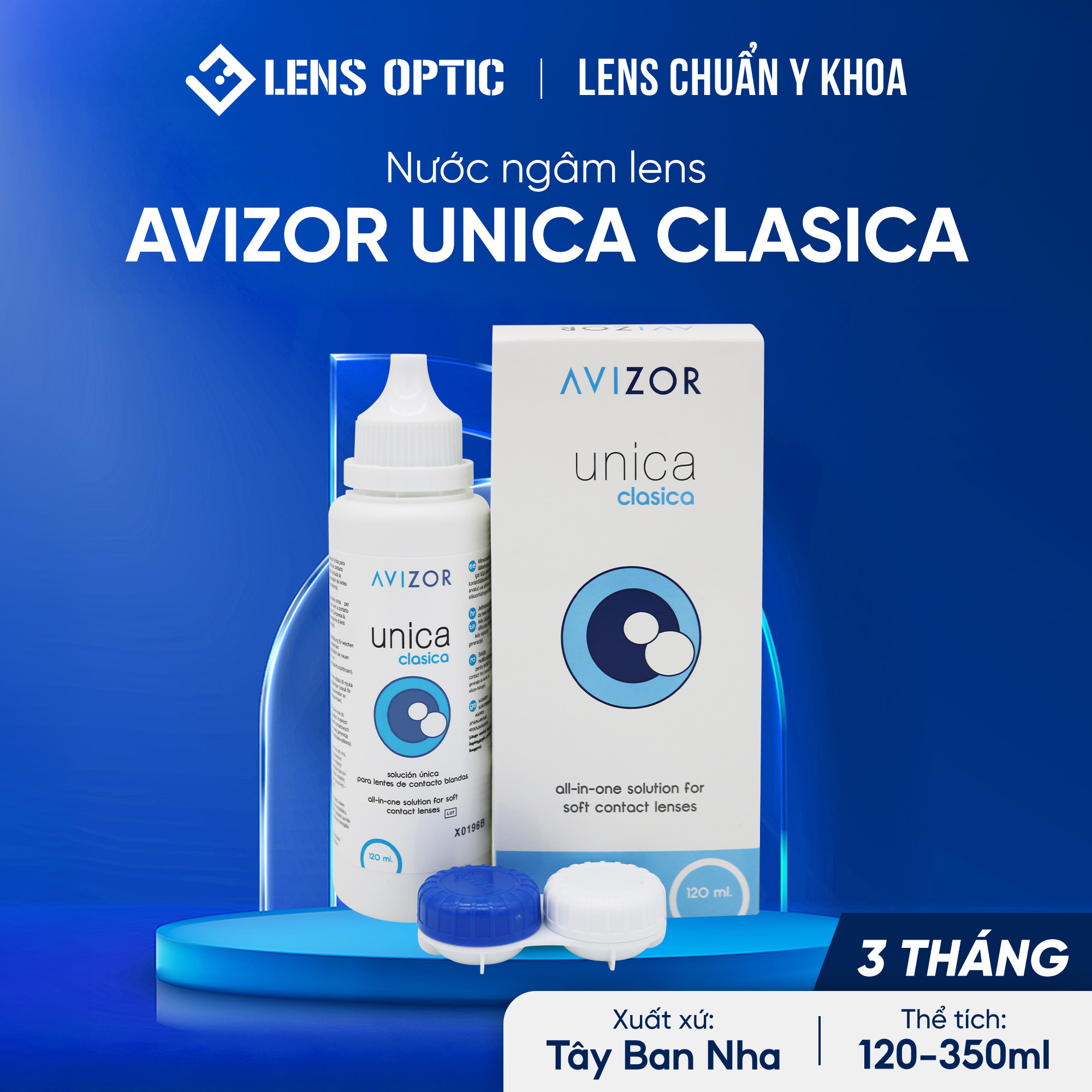 Dung Dịch Ngâm Kính Áp Tròng Avizor Unica Clasica: Đa Năng Dành Cho Mắt Nhạy Cảm