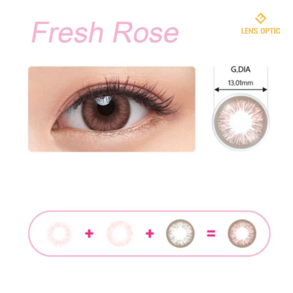 Kính Áp Tròng ACUVUE Define Fresh Rose: Lens Màu Hồng Tự Nhiên 1 Ngày Cho Mắt Cận
