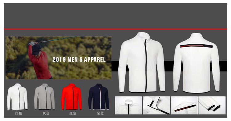 áo gió golf nam 1 lớp_shop golf hồng nhung