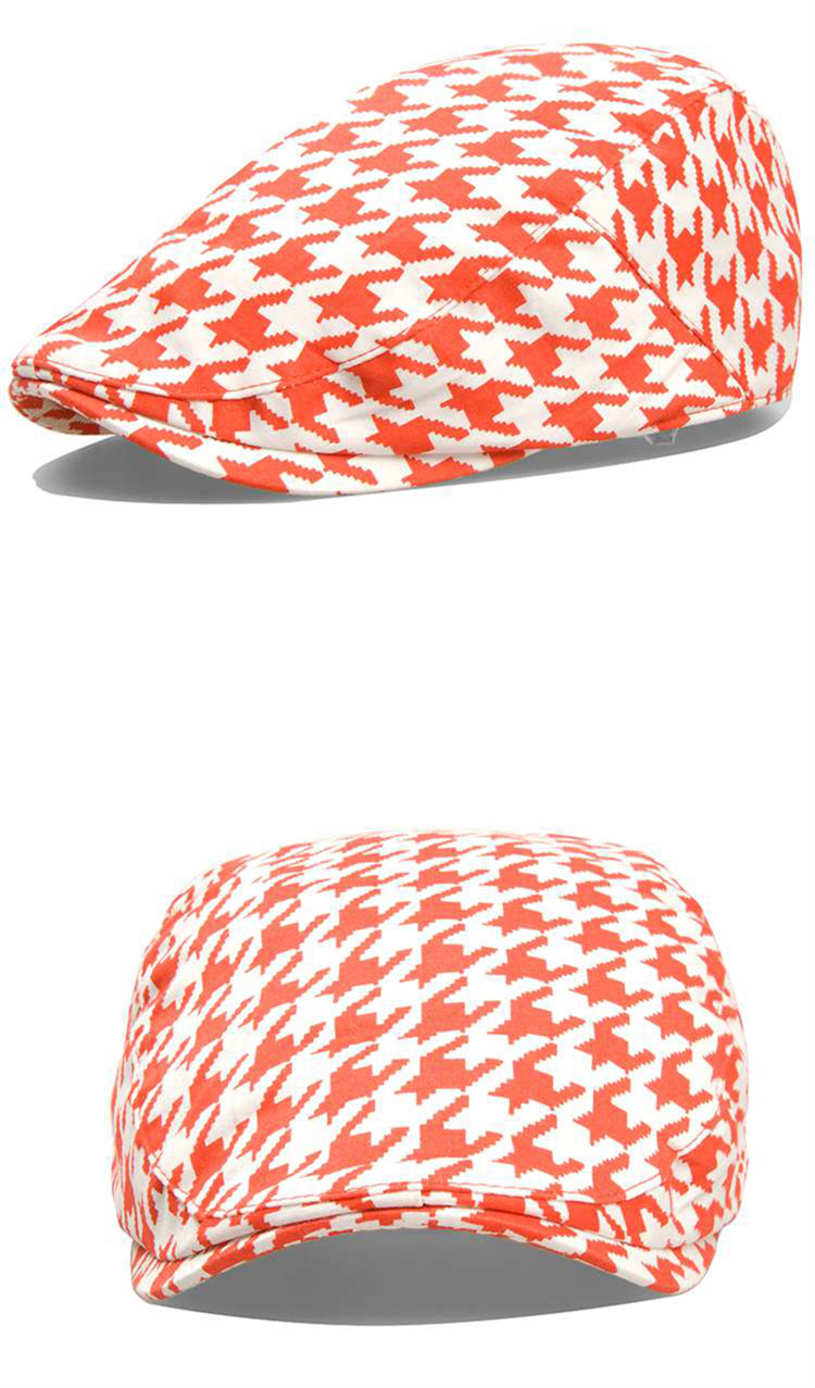 Mũ golf houndstooth hoang dã nam và nữ , chống nắng mũ phiên bản Hàn Quốc