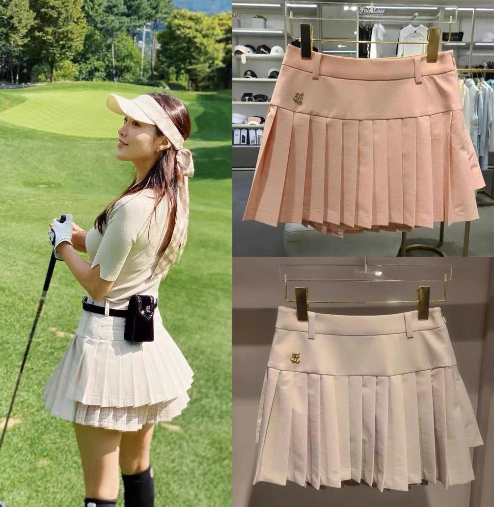 váy golf hàn quốc FAIR LIAR new shop golf hồng nhung