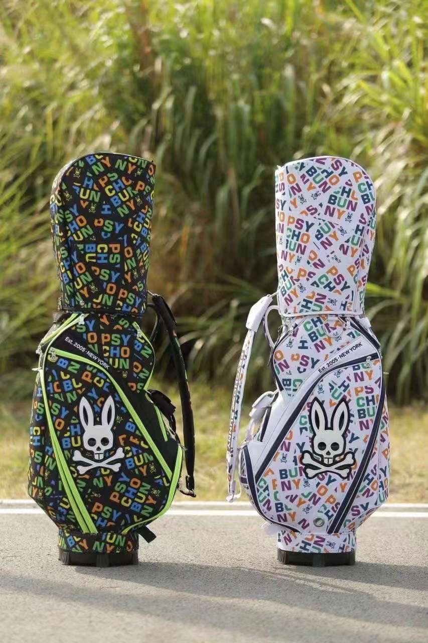 túi gậy golf  nam nữ PSYCHO  bunny New shop golf hồng nhung