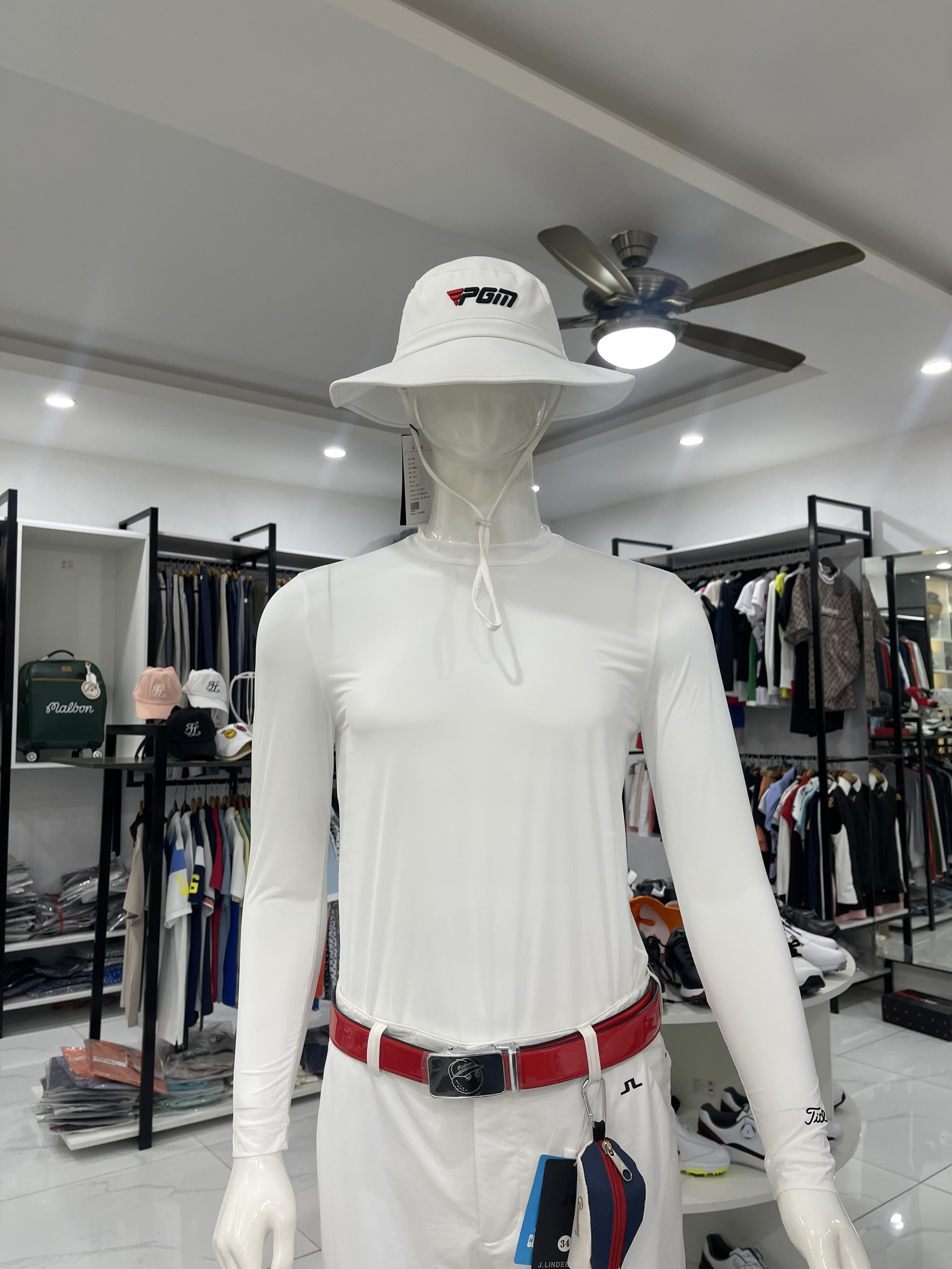 áo giữ nhiệt chống nắng chất liệu Hàn quốc new shop golf hồng nhung