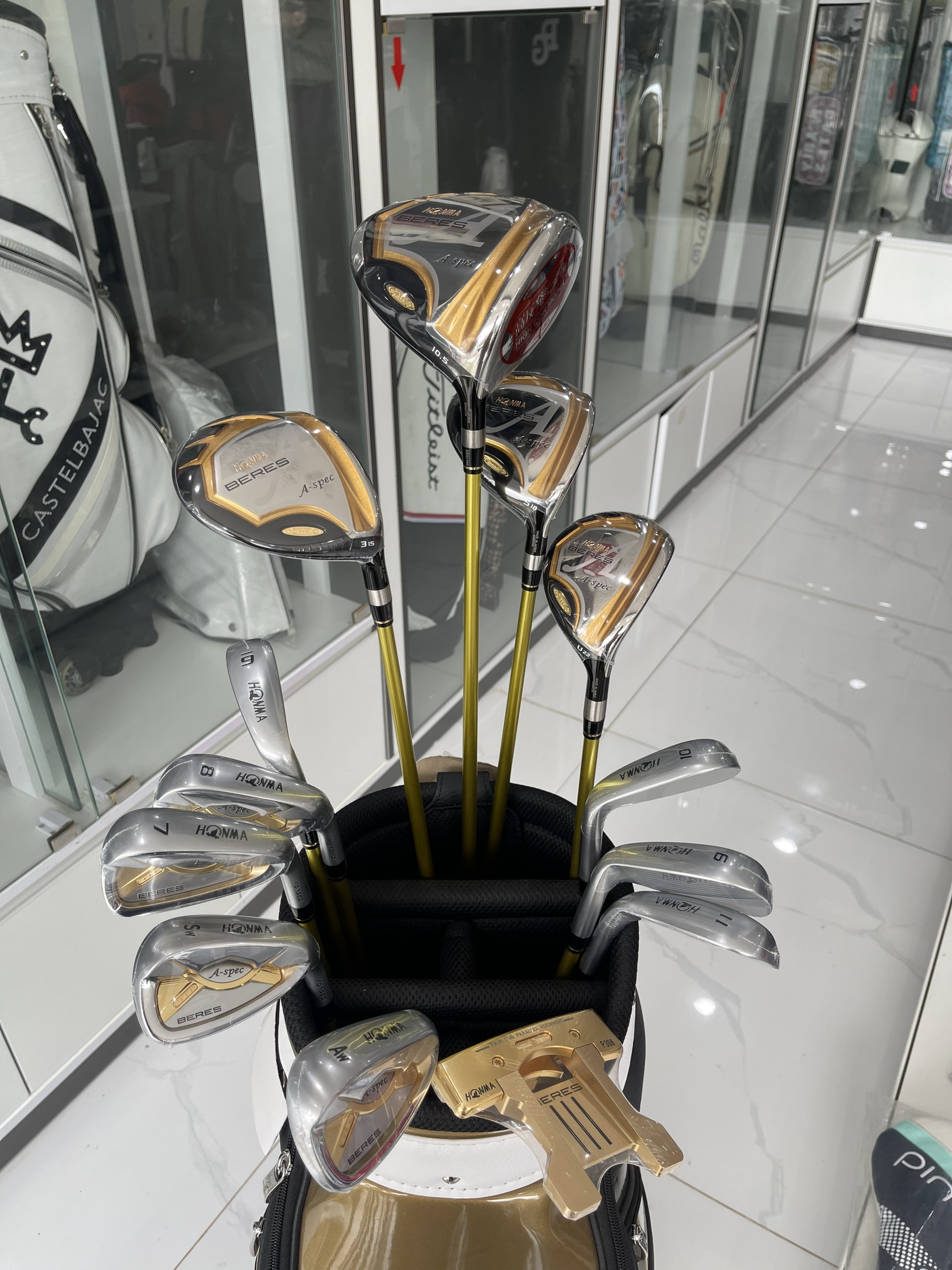 full sét gậy  Honma 3 sao aspec  flex S new chính hãng shop golf hồng nhung