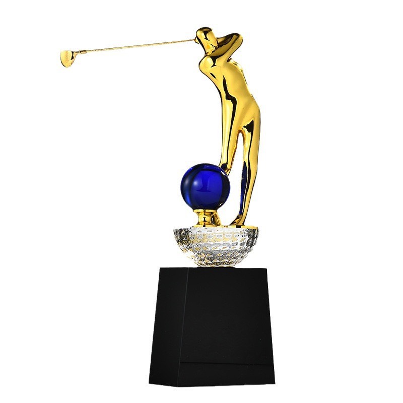 cúp quà tặng lưu niệm golf new in tên miễn phí shop golf hồng nhung