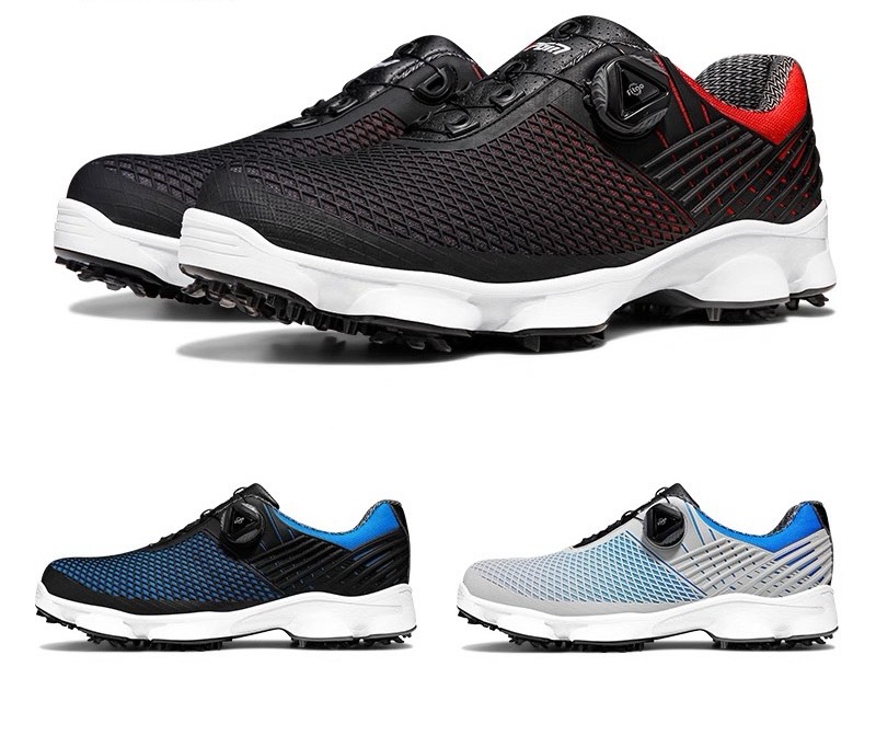 Giày golf PGM nam giày golf phiên bản rộng giày golf có nút buộc dây giày mùa hè thoáng khí Shop golf Hồng Nhung